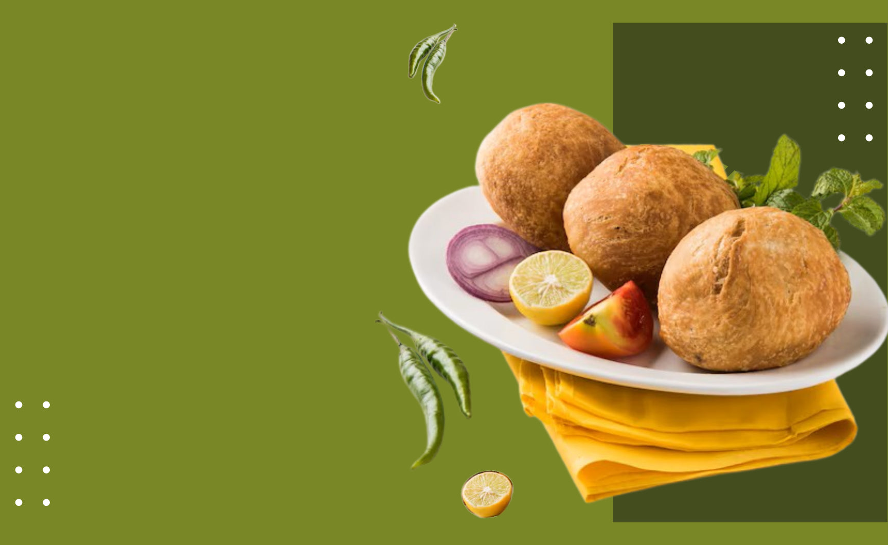 Our Signature <br>Dry Kachori!